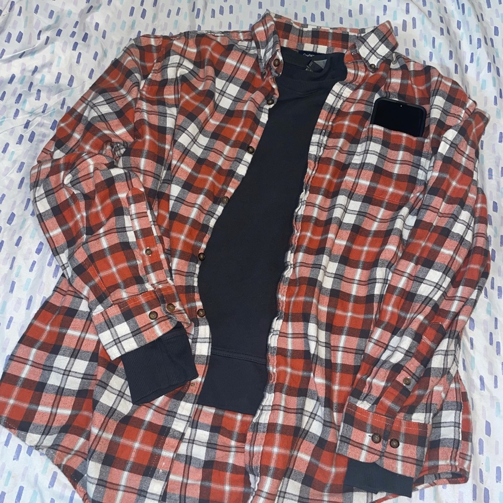 Orange flannel